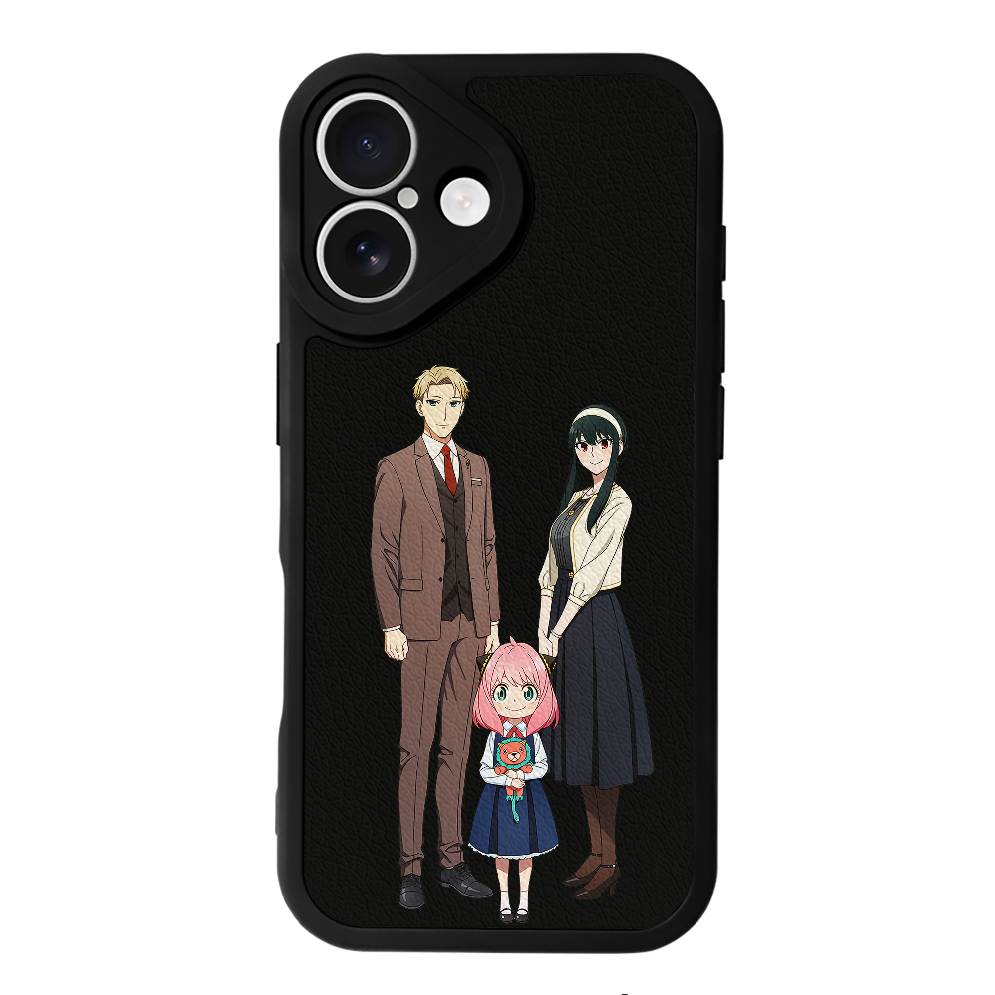 （画像用） SPY×FAMILY间谍家家酒 【iPhone 16シリーズ対応】シリコンスマホケース（レザー調） 材質：シリコン